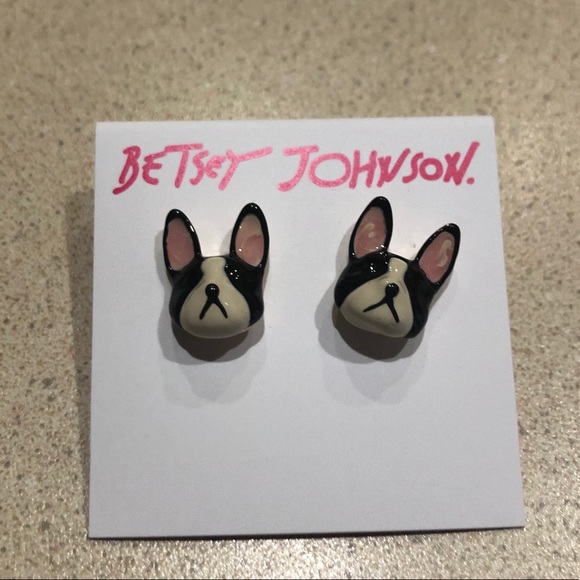 🆕🌟Betsey Johnson Dog Earrings 🌟 - Picture 2 of 5